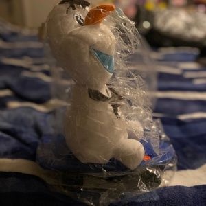 Olaf skateboarding plushie